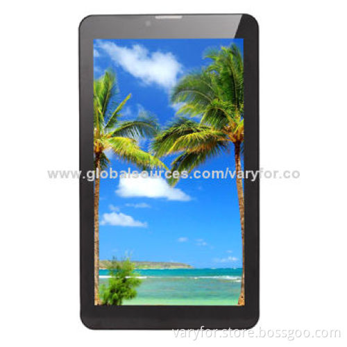 7-inch 3G Phone Calling Tablet PC, Android 4.2, 800x480 Pixels, Dual Camera Wi-Fi GPS Bluetooth